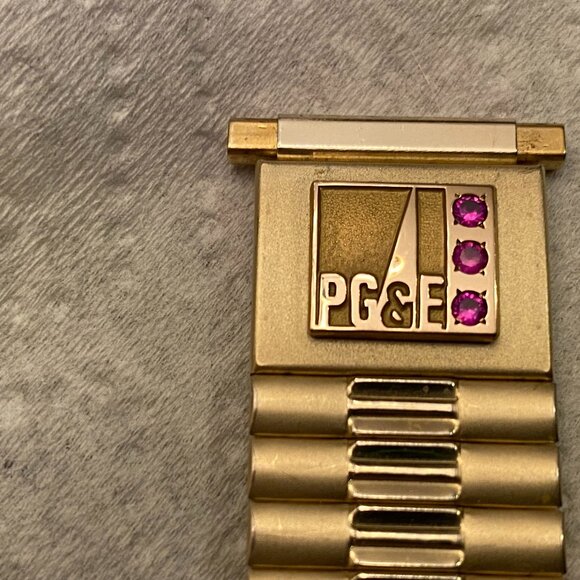 Speidel Twist O-Flex Expansion Watchband 18mm Personal'd 3 Natural Ruby 0.07 NEW - Picture 7 of 9